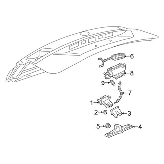 Volkswagen OE - Lift Gate - Lock & Hardware