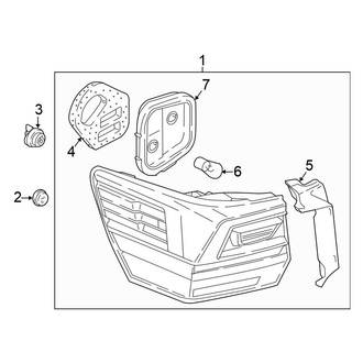 Volkswagen OE - Rear Lamps - Tail Lamps (With LED Lamp)