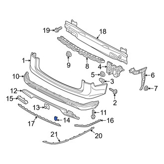 Volkswagen OE - Rear Tow Eye Cap