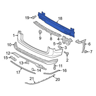 Volkswagen OE - Front Bumper Impact Bar