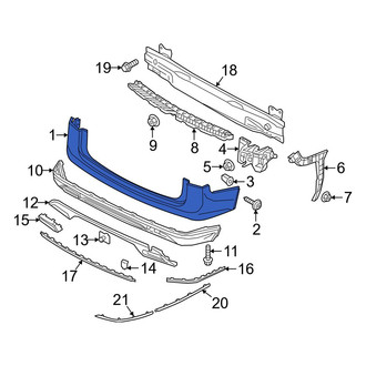 Volkswagen OE - Rear Lower Bumper Cover