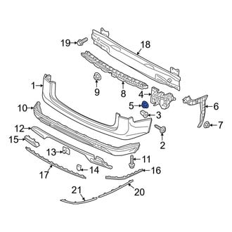 Volkswagen OE - Bumper Guide Nut
