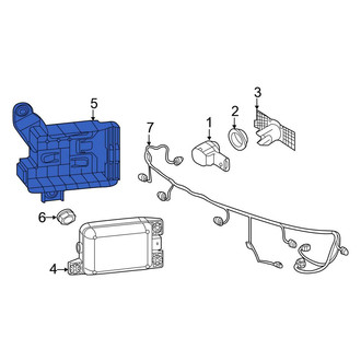 Volkswagen OE - Left Blind Spot Detection System Warning Sensor Bracket