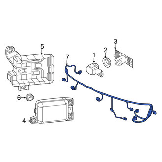 Volkswagen OE - Rear Parking Aid System Wiring Harness