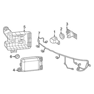 Volkswagen OE - Rear Bumper - Electrical Components