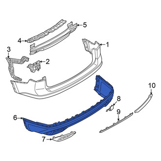 Volkswagen OE - Rear Lower Bumper Cover
