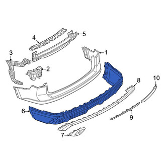 Volkswagen OE - Rear Lower Bumper Cover