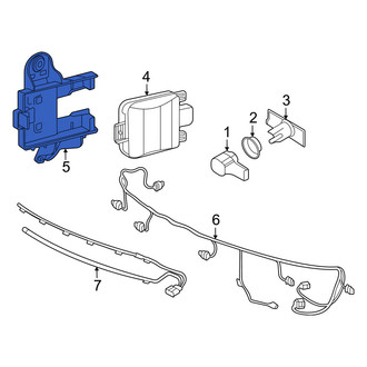 Volkswagen OE - Right Blind Spot Detection System Warning Sensor Bracket