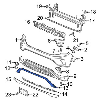 Volkswagen OE - Rear Left Bumper Trim