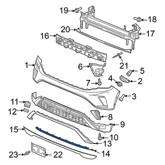 Volkswagen OE - Front Lower Bumper Trim