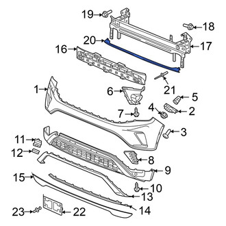 Volkswagen OE - Front Bumper Cover Reinforcement Beam