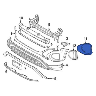 Volkswagen OE - Front Left Brake Air Duct