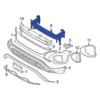 Volkswagen OE - Front Bumper Impact Bar