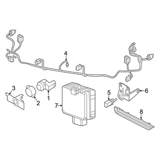 Volkswagen OE - Front Bumper & Grille - Electrical Components