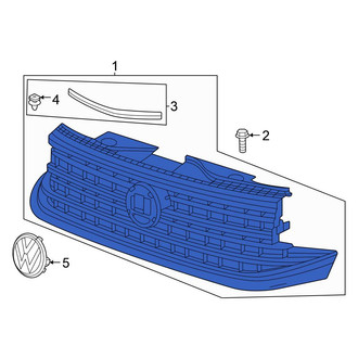 Volkswagen OE - Front Left Grille
