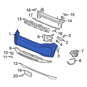 Volkswagen OE - Front Bumper Cover