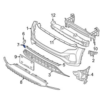 Volkswagen OE - Front Lower Tow Eye Cap