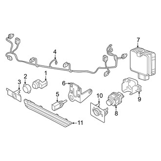 Volkswagen OE - Front Bumper & Grille - Electrical Components