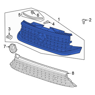 Volkswagen OE - Front Grille