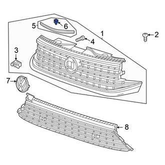 Volkswagen OE - Hood Seal Clip