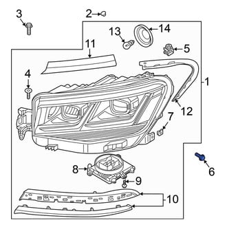 Volkswagen OE - Headlight Mounting Bolt