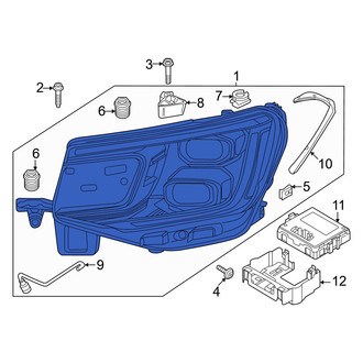 Volkswagen OE - Front Left Headlight Assembly