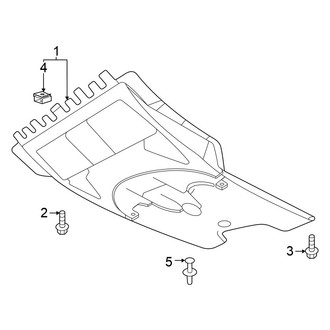 Volkswagen OE - Radiator Support - Splash Shields