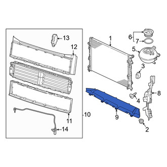 Volkswagen OE - Radiator Support Air Duct