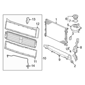 Volkswagen OE - Cooling - Radiator & Components