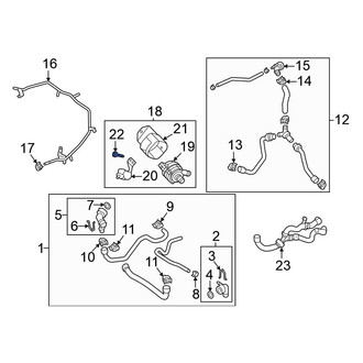 Volkswagen OE - Engine Coolant Thermostat Bolt