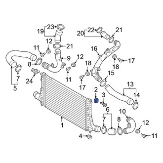 Volkswagen OE - Radiator Mount Bracket