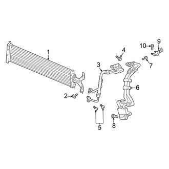 Volkswagen OE - Cooling - Trans Oil Cooler (2.0L)
