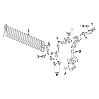 Volkswagen OE - Cooling - Trans Oil Cooler (SE / SEL / SEL Premium R-Line / SEL R-Line)