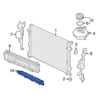 Volkswagen OE - Lower Radiator Support Baffle
