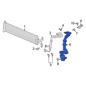 Volkswagen OE - Automatic Transmission Oil Cooler Hose Assembly