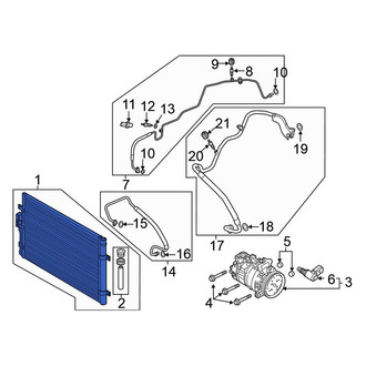 Volkswagen OE - A/C Condenser