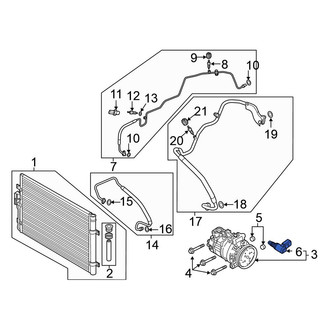Volkswagen OE - A/C Compressor Relief Valve