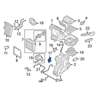 Volkswagen OE - Front HVAC Air Inlet Door Actuator