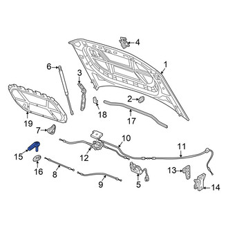 Volkswagen OE - Front Hood Release Handle