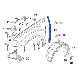 Volkswagen OE - Front Left Fender Filler Panel