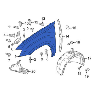 Volkswagen OE - Front Left Fender