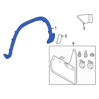 Volkswagen OE - Front Left Wheel Arch Molding
