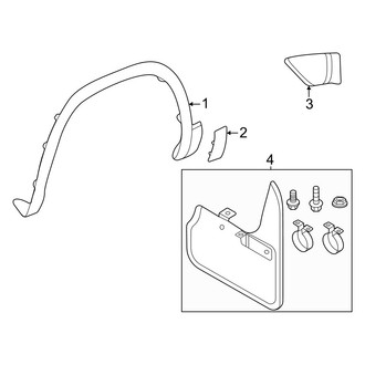Volkswagen OE - Fender - Exterior Trim (SEL Premium R-Line / SEL R-Line / SEL R-Line Black)