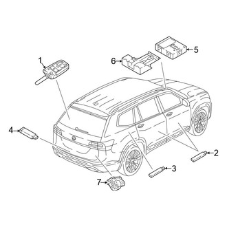 Volkswagen OE - Electrical - Keyless Entry Components