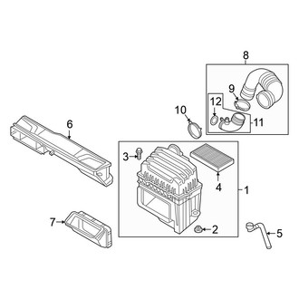 Volkswagen OE - Engine / Transaxle - Air Intake (2.0L)