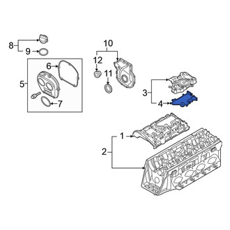 Volkswagen OE - Engine Oil Separator Filter Gasket