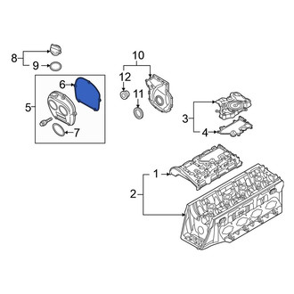 Volkswagen OE - Engine Timing Cover Gasket