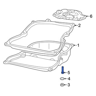 Volkswagen OE - Transmission Oil Pan Bolt