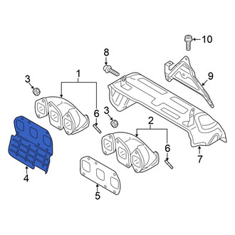 Volkswagen OE - Left Exhaust Manifold Gasket