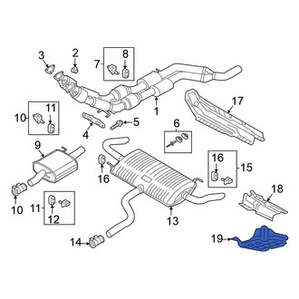 Volkswagen OE - Rear Left Floor Pan Heat Shield